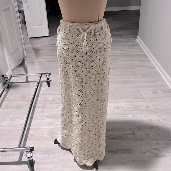 Crochet Maxi Skirt - Picture 1 of 6